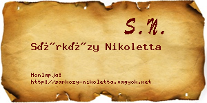 Sárközy Nikoletta névjegykártya